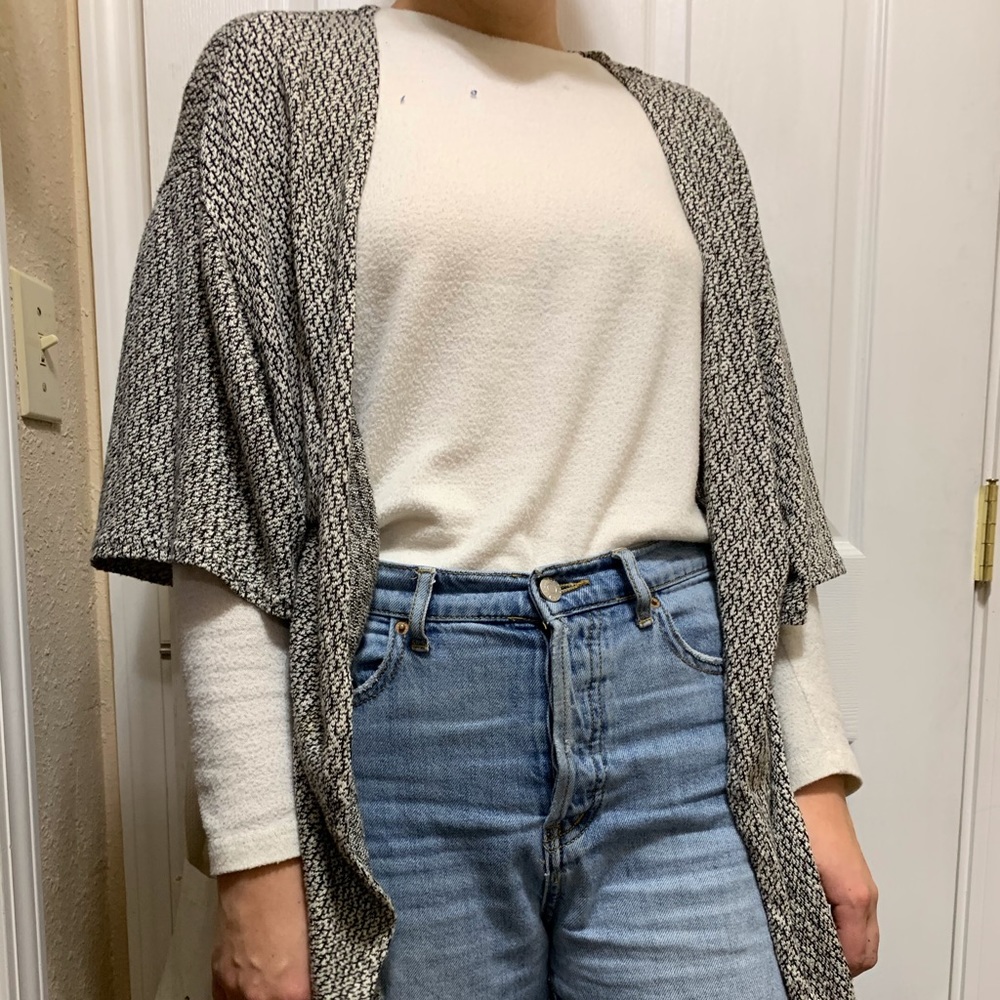 Throw-over light sweater